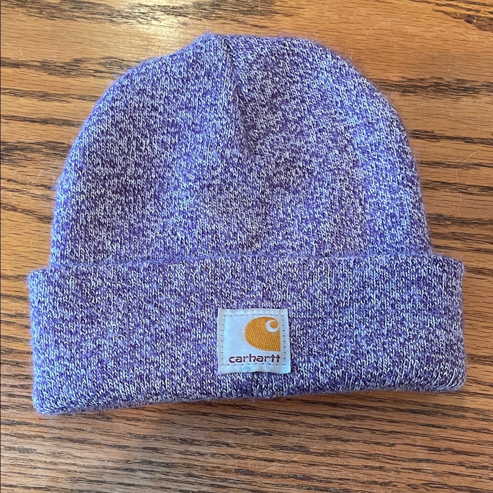 Carhartt Kids Heathered Purple Beanie